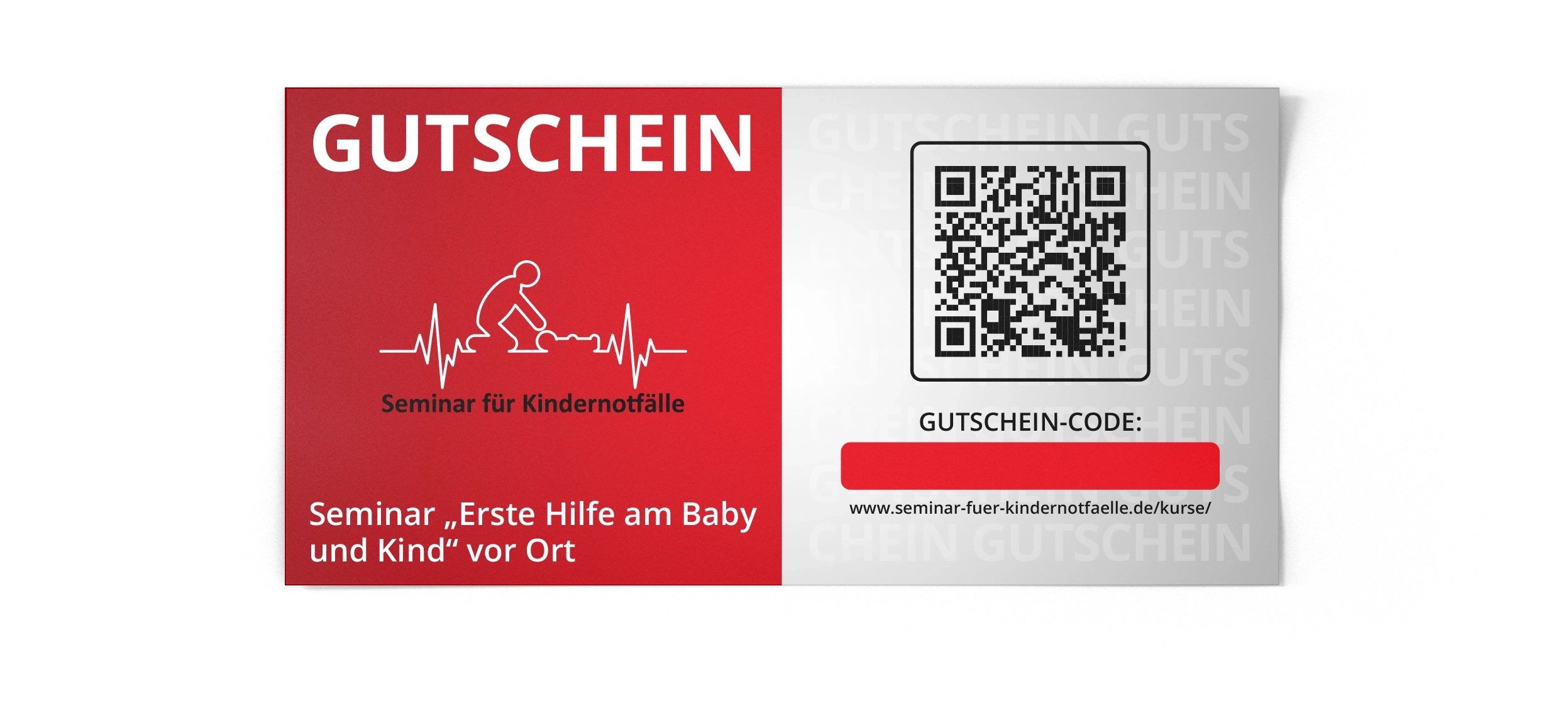 Gutschein Erste Hilfe am Baby und Kind